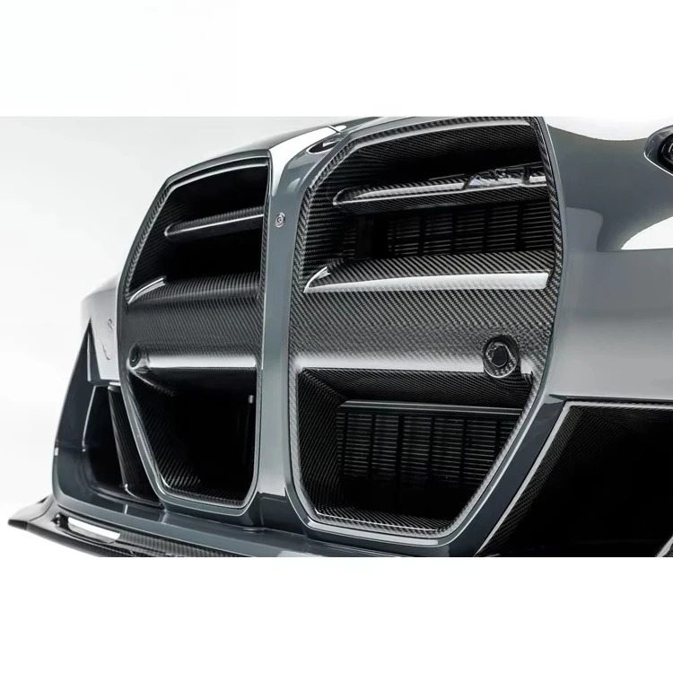 V Type Dry Carbon Fiber Front Grille for  M3 G80/M4 G82